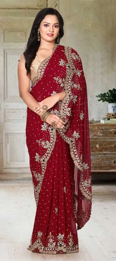 Traditional silk saree for wedding 